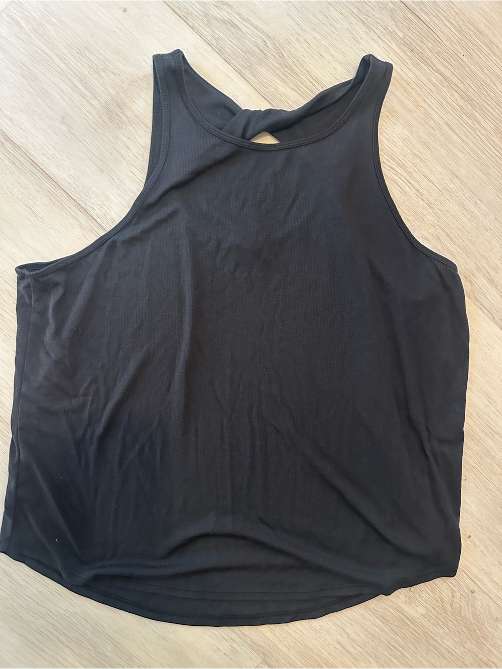 Avia Black Racerback Tank Top